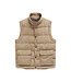 Bugatti Bodywarmer, Suède, Horizontaal Gestept, Beige