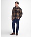 Barbour Overshirt, Model Willberry, Knoopsluiting, Blauw, Beige, Bruin Geruit