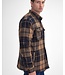 Barbour Overshirt, Model Willberry, Knoopsluiting, Blauw, Beige, Bruin Geruit