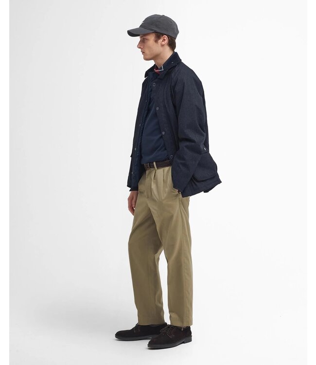 Barbour Driekwart Jas, Model, Winter Bedale Waterproof Jacket, Donkerblauw