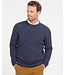 Barbour Barbour, Trui, Wol, Blauw Gemeleerd, Ronde Hals