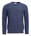 Barbour Barbour, Trui, Wol, Blauw Gemeleerd, Ronde Hals
