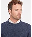 Barbour Barbour, Trui, Wol, Blauw Gemeleerd, Ronde Hals