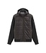 Bugatti Vest met Rits, Windstopper, Zwart, Horizontaal Gestept Front, Afritsbare Mouwen en Capuchon