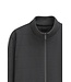 Bugatti Vest met Rits, Katoen Mix, Antraciet Grijs