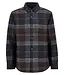 Barbour Chapter, Overshirt, Bruin, Blauw Grijs, Midnight Oak Tartan, Knoopsluiting