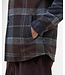 Barbour Chapter, Overshirt, Bruin, Blauw Grijs, Midnight Oak Tartan, Knoopsluiting