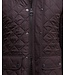 Barbour Jas, Tailored Fit, Quilted, Driekwart Model Lowerdale, Bruin, Black Oak Classic