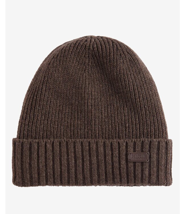 Barbour Muts, Beanie, Fleece Voering, Bruin / Mid Brown