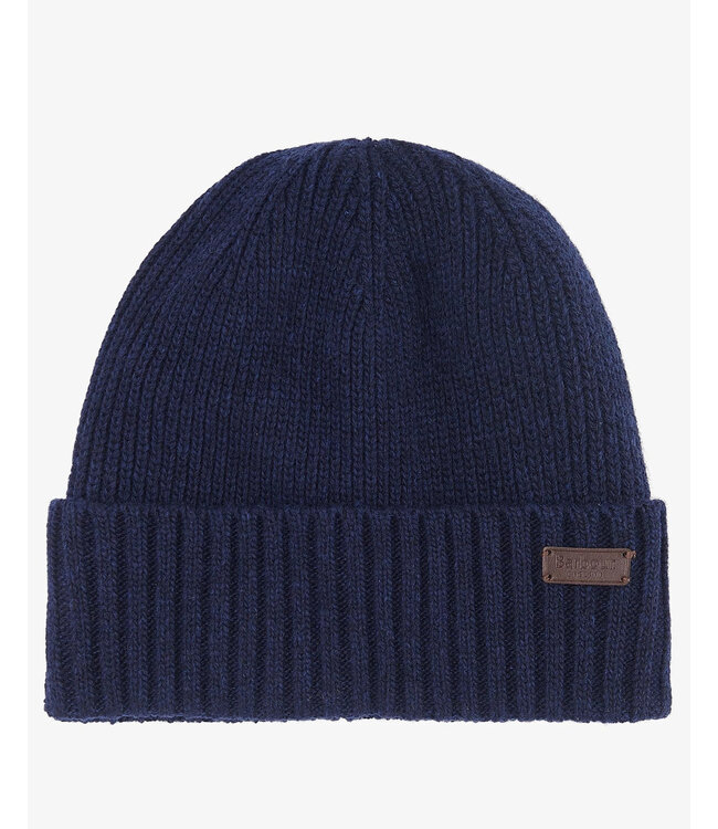 Barbour Muts, Beanie, Fleece Voering, Classic Navy, Blauw