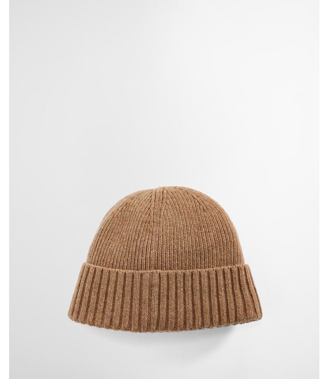 Barbour Muts, Beanie, Fleece Voering, Beigebruin Military Brown