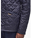 Barbour Jas, Tailored Fit, Quilted, Driekwart, Model Heritage Liddesdale, Donkerblauw, Navy