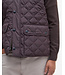 Barbour Quilted Bodywarmer met Rits, New Lowerdale Gilet, Donkerbruin, Black Oak