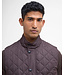 Barbour Quilted Bodywarmer met Rits, New Lowerdale Gilet, Donkerbruin, Black Oak