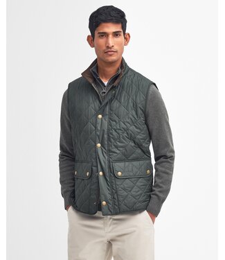 Barbour Barbour, Quilted Bodywarmer met Rits, Groen, New Lowerdale Gilet, Sage