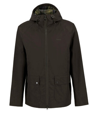 Barbour Barbour, Regen Jack / Jas, Model, Domus Waterproof Jacket, Donkerbruin, Black Oak / Classic