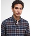 Barbour Overhemd, Tailored Fit, Flanel, Kyeloch, Midnight Oak Tartan, Grijs, Bruin, Blauw