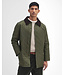 Barbour Jas, Tailored Fit, Quilted, Driekwart, Model Heritage Liddesdale, Olijfgroen, Olive