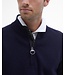 Barbour Half-Zip Trui, Donkerblauw, Tartan Accenten