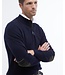 Barbour Half-Zip Trui, Donkerblauw, Tartan Accenten