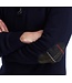 Barbour Half-Zip Trui, Donkerblauw, Tartan Accenten