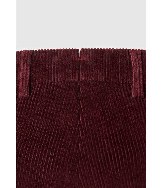 Hiltl Herenbroek, Ribcord, Brede Rib,  Donker Rood