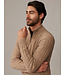 Cavallaro Napoli Trui, Half-Zip, Wol, Taupe