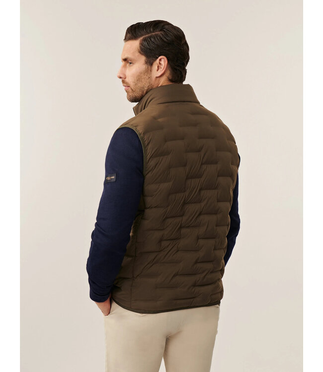Cavallaro Napoli Bodywarmer, Model Corrado, Bruin