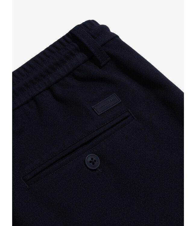 Cavallaro Napoli Heren Broek, Jogger, Chino Model, Donkerblauw