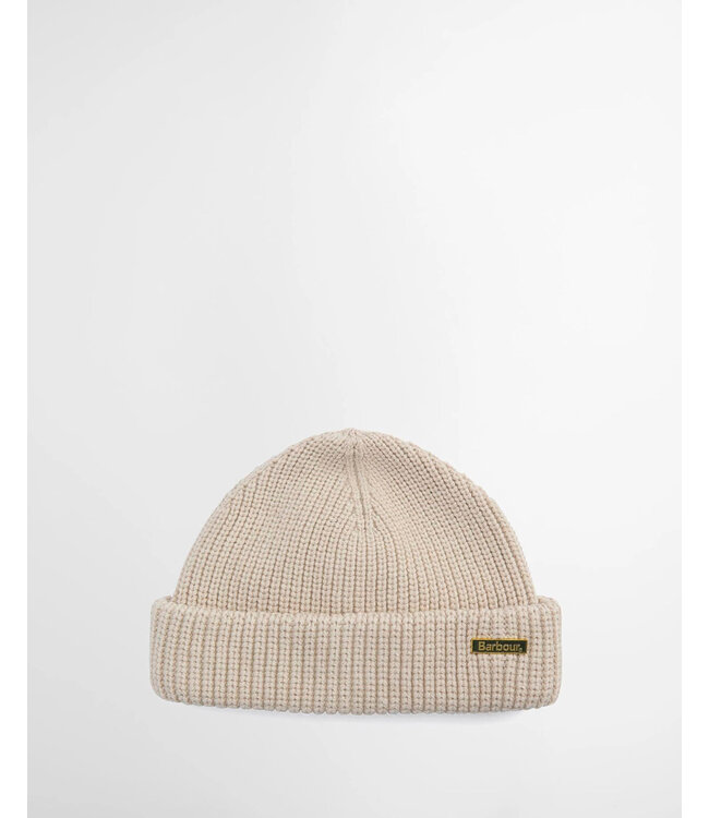 Barbour Muts, Beanie, Model Mosely Fisherman, Off White, Mist