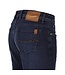 Atelier Noterman Five Pocket, Jeans, Stretch, Denim, Donkerblauw, Stiksel Bruin
