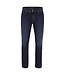 Atelier Noterman Five Pocket, Jeans, Stretch, Denim, Donkerblauw, Stiksel Bruin
