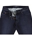 Atelier Noterman Five Pocket, Jeans, Stretch, Denim, Donkerblauw, Stiksel Bruin