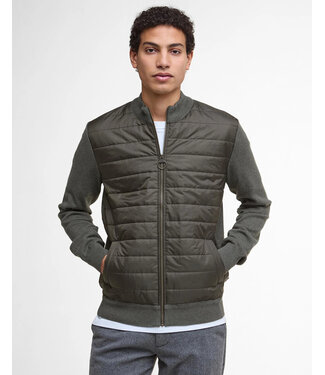 Barbour Barbour, Vest met Rits, Merino Wol, Olijfgroen / Olive