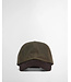 Barbour Cap, Model Ashby, Olijfgroen met Bruin Ribcord Visor