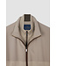 Paul & Shark Hybrid Jas/Vest met Rits, Wol, Cashmere, Suede en Typhoon Re-4x4 Stretch Details, Beige