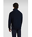 Paul & Shark Trui, Half-Zip, Tech Wol Mix, Donkerblauw