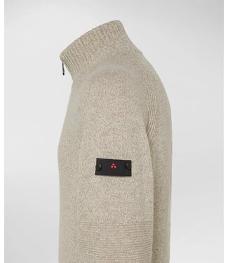 Peuterey Peuterey, Vest met Rits, Mouline, Beige