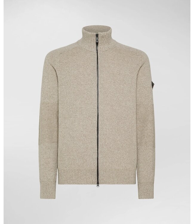 Peuterey Vest met Rits, Mouline, Beige