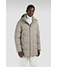 Paul & Shark Winter Parka Jas met Afneembare Capuchon, Re-Goose Dons Voering, Beige