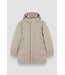 Paul & Shark Winter Parka Jas met Afneembare Capuchon, Re-Goose Dons Voering, Beige