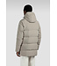Paul & Shark Winter Parka Jas met Afneembare Capuchon, Re-Goose Dons Voering, Beige
