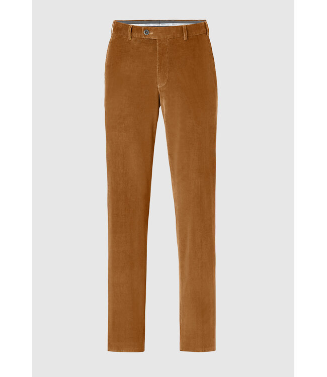 Hiltl Herenbroek, Ribcord, Fijne Rib, Chino Model, Camel