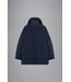 Paul & Shark Winter Parka Jas met Afneembare Capuchon, Re-Goose Dons Voering, Donkerblauw