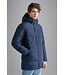 Paul & Shark Winter Parka Jas met Afneembare Capuchon, Re-Goose Dons Voering, Donkerblauw