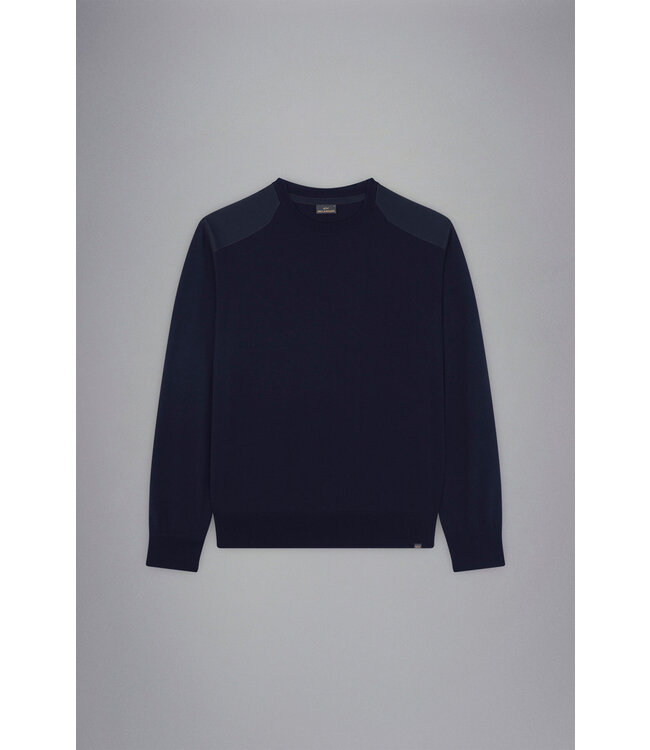 Paul & Shark Sweater, Ronde Hals, Donkerblauw