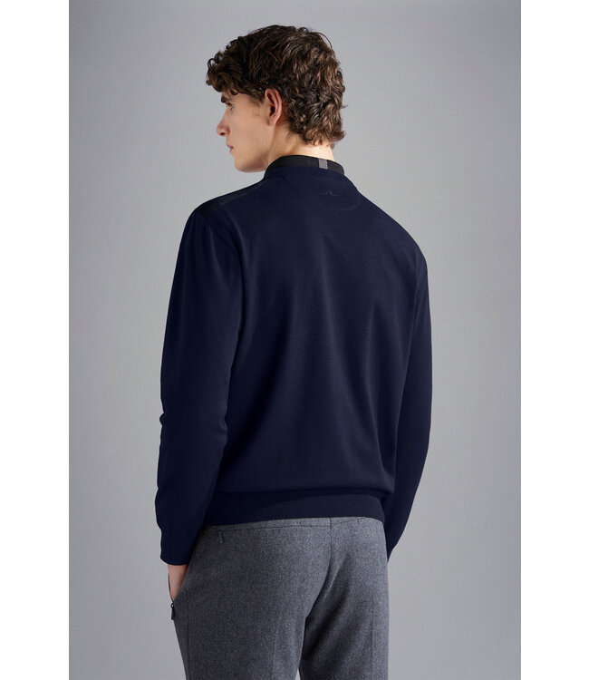 Paul & Shark Sweater, Ronde Hals, Donkerblauw