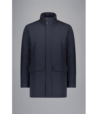 Paul & Shark Paul & Shark, Driekwart Jas, Car Coat, RE 4X4 stretch Typhoon®, Donkerblauw