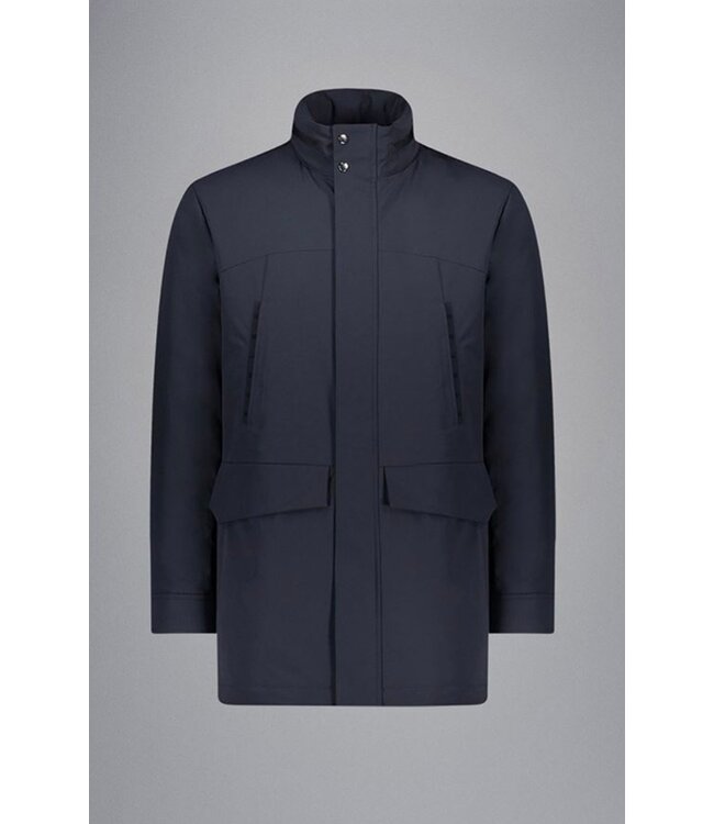 Paul & Shark Driekwart Jas, Car Coat, RE 4X4 stretch Typhoon®, Donkerblauw