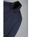 Paul & Shark Jas, Driekwart met Bruin Suede accenten, Donkerblauw